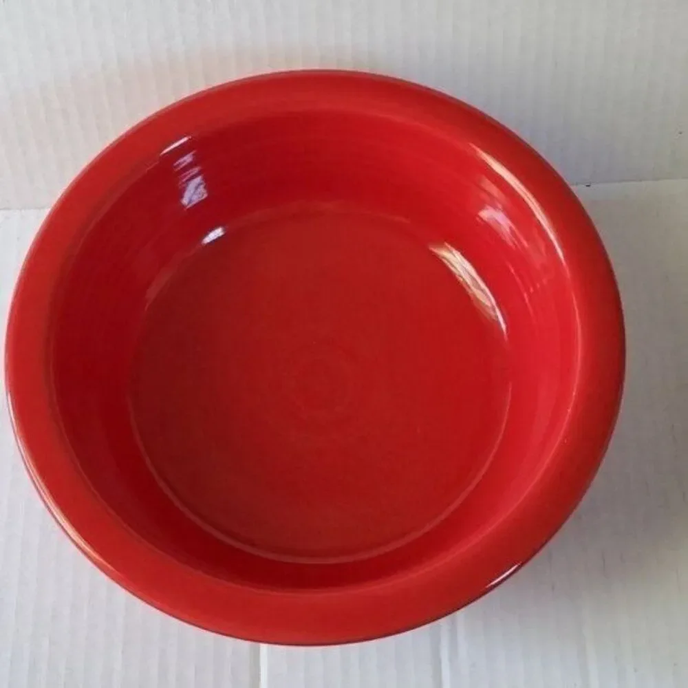 Fiestaware Fiesta SERVING Bowl Dish Vegetable Large Scarlet Red CERAMIC